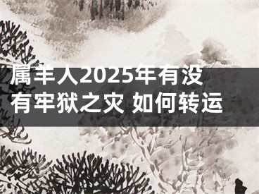 属羊人2025年有没有牢狱之灾 如何转运