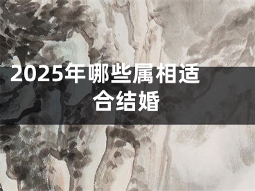 2025年哪些属相适合结婚