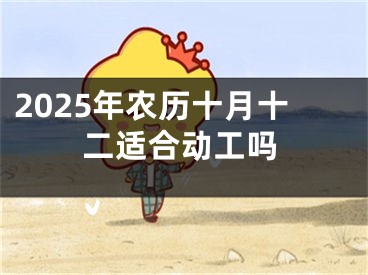 2025年农历十月十二适合动工吗