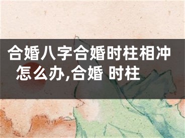 合婚八字合婚时柱相冲怎么办,合婚 时柱