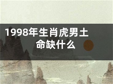 1998年生肖虎男土命缺什么