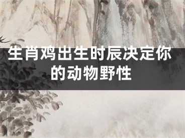 生肖鸡出生时辰决定你的动物野性