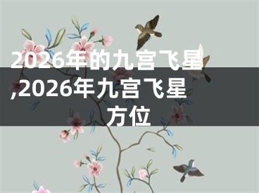 2026年的九宫飞星,2026年九宫飞星方位
