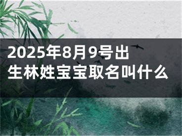 2025年8月9号出生林姓宝宝取名叫什么