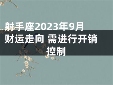 射手座2023年9月财运走向 需进行开销控制