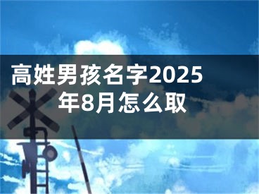 高姓男孩名字2025年8月怎么取