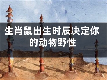生肖鼠出生时辰决定你的动物野性