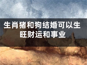 生肖猪和狗结婚可以生旺财运和事业