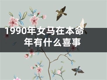 1990年女马在本命年有什么喜事