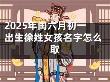 2025年闰六月初一出生徐姓女孩名字怎么取
