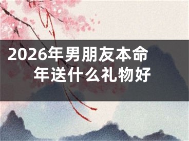 2026年男朋友本命年送什么礼物好
