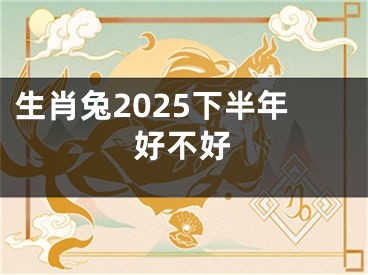 生肖兔2025下半年好不好