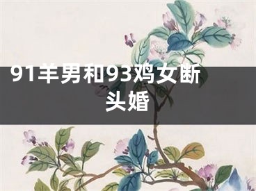 91羊男和93鸡女断头婚