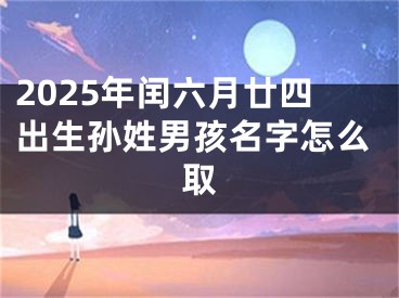 2025年闰六月廿四出生孙姓男孩名字怎么取