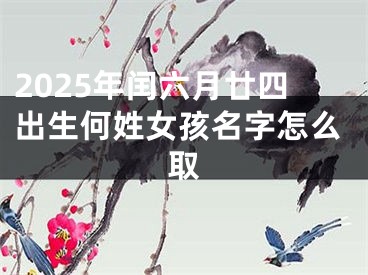 2025年闰六月廿四出生何姓女孩名字怎么取