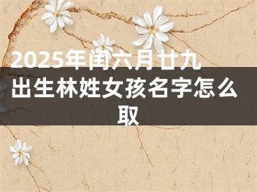 2025年闰六月廿九出生林姓女孩名字怎么取