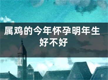属鸡的今年怀孕明年生好不好