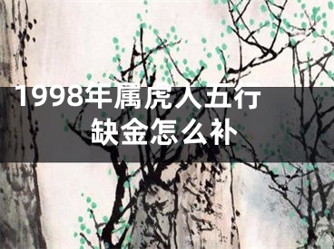 1998年属虎人五行缺金怎么补