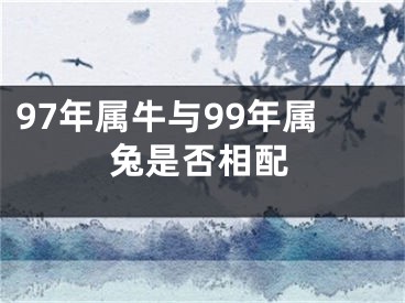 97年属牛与99年属兔是否相配