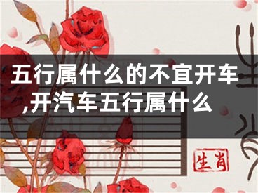 五行属什么的不宜开车,开汽车五行属什么
