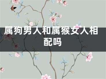 属狗男人和属猴女人相配吗
