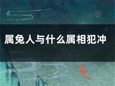 属兔人与什么属相犯冲