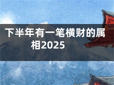 下半年有一笔横财的属相2025