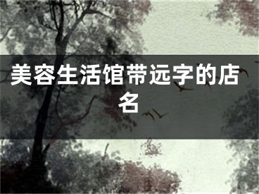 美容生活馆带远字的店名