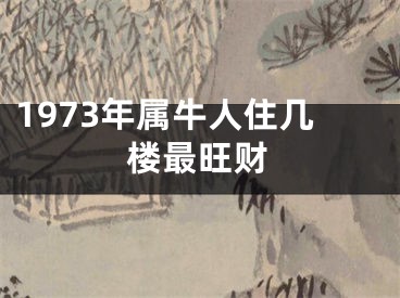 1973年属牛人住几楼最旺财