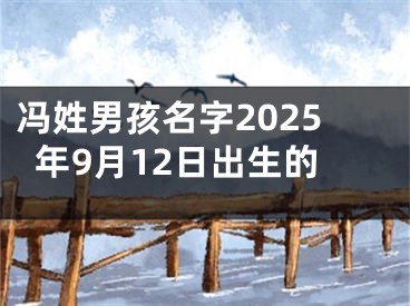 冯姓男孩名字2025年9月12日出生的