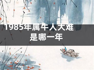 1985年属牛人大难是哪一年