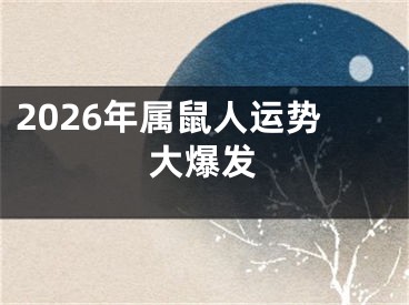 2026年属鼠人运势大爆发