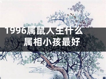 1996属鼠人生什么属相小孩最好
