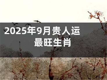 2025年9月贵人运最旺生肖