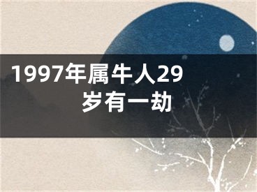1997年属牛人29岁有一劫