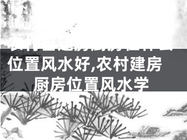 农村自建房厨房在什么位置风水好,农村建房厨房位置风水学