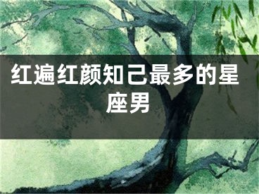 红遍红颜知己最多的星座男