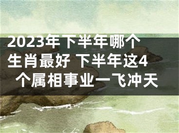 2023年下半年哪个生肖最好 下半年这4个属相事业一飞冲天