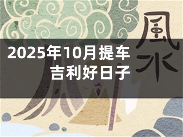 2025年10月提车吉利好日子