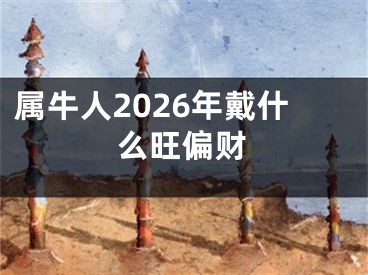 属牛人2026年戴什么旺偏财