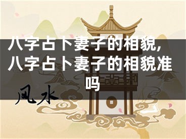 八字占卜妻子的相貌,八字占卜妻子的相貌准吗