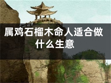 属鸡石榴木命人适合做什么生意