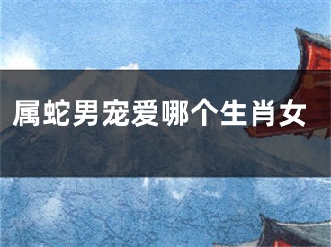 属蛇男宠爱哪个生肖女