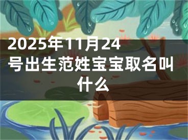 2025年11月24号出生范姓宝宝取名叫什么