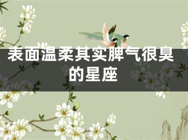 表面温柔其实脾气很臭的星座
