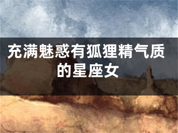 充满魅惑有狐狸精气质的星座女