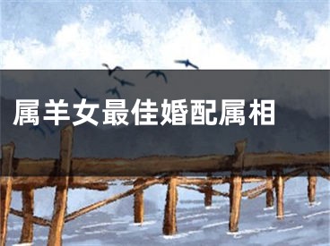 属羊女最佳婚配属相 