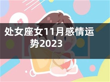 处女座女11月感情运势2023