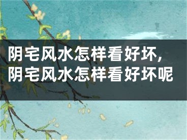 阴宅风水怎样看好坏,阴宅风水怎样看好坏呢