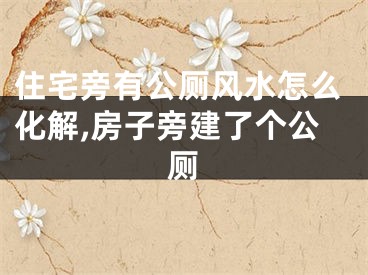 住宅旁有公厕风水怎么化解,房子旁建了个公厕